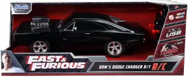 Fast & Furious 1:16 1970 Dodge Charger RT Remote Control Car 2.4 GHz Black, Toys for Kids and Adults