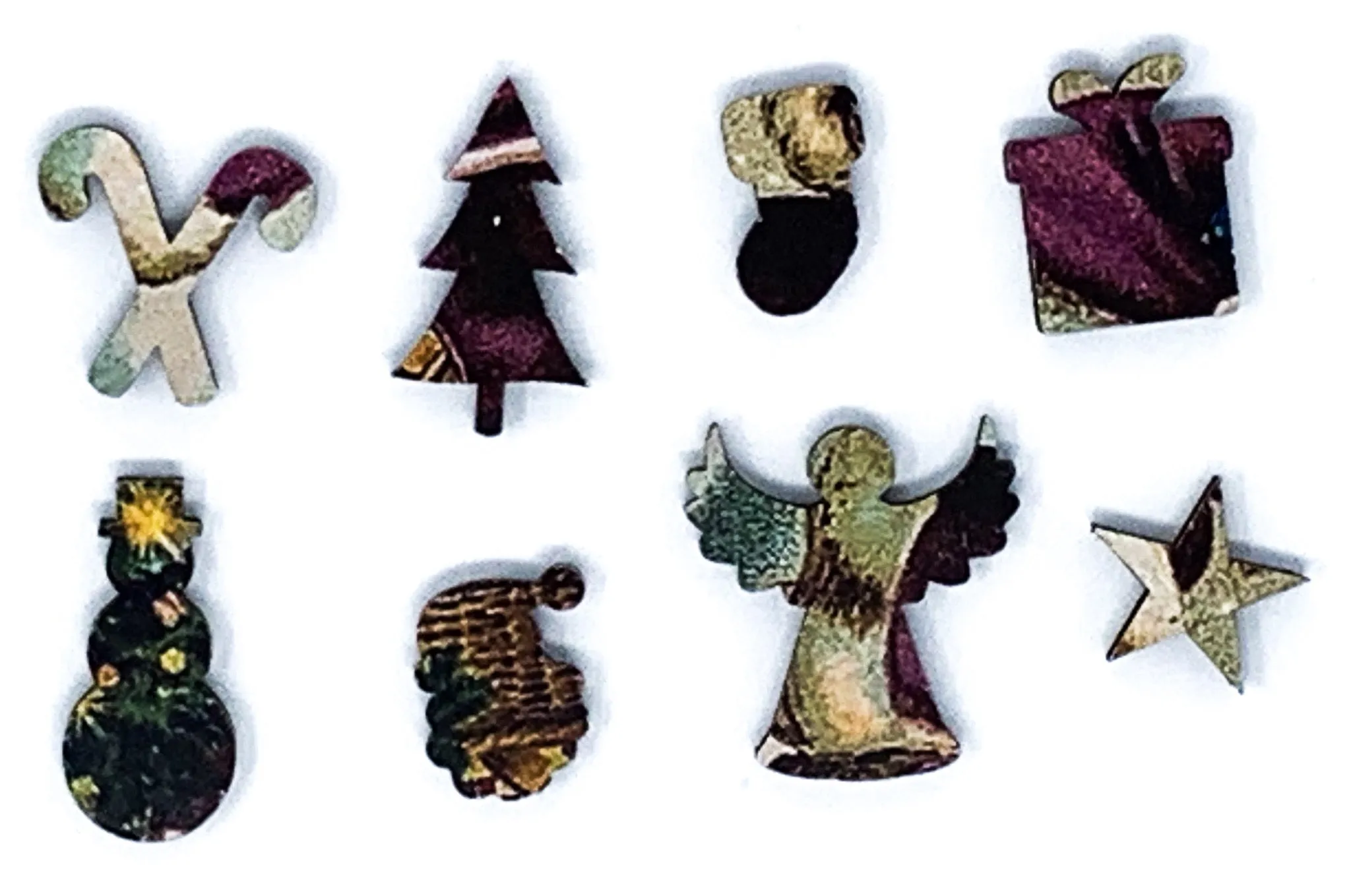 Santa's Basket Of Toys (Victorian Santa 5) (51 Pieces) Mini Wooden Christmas Jigsaw Puzzle