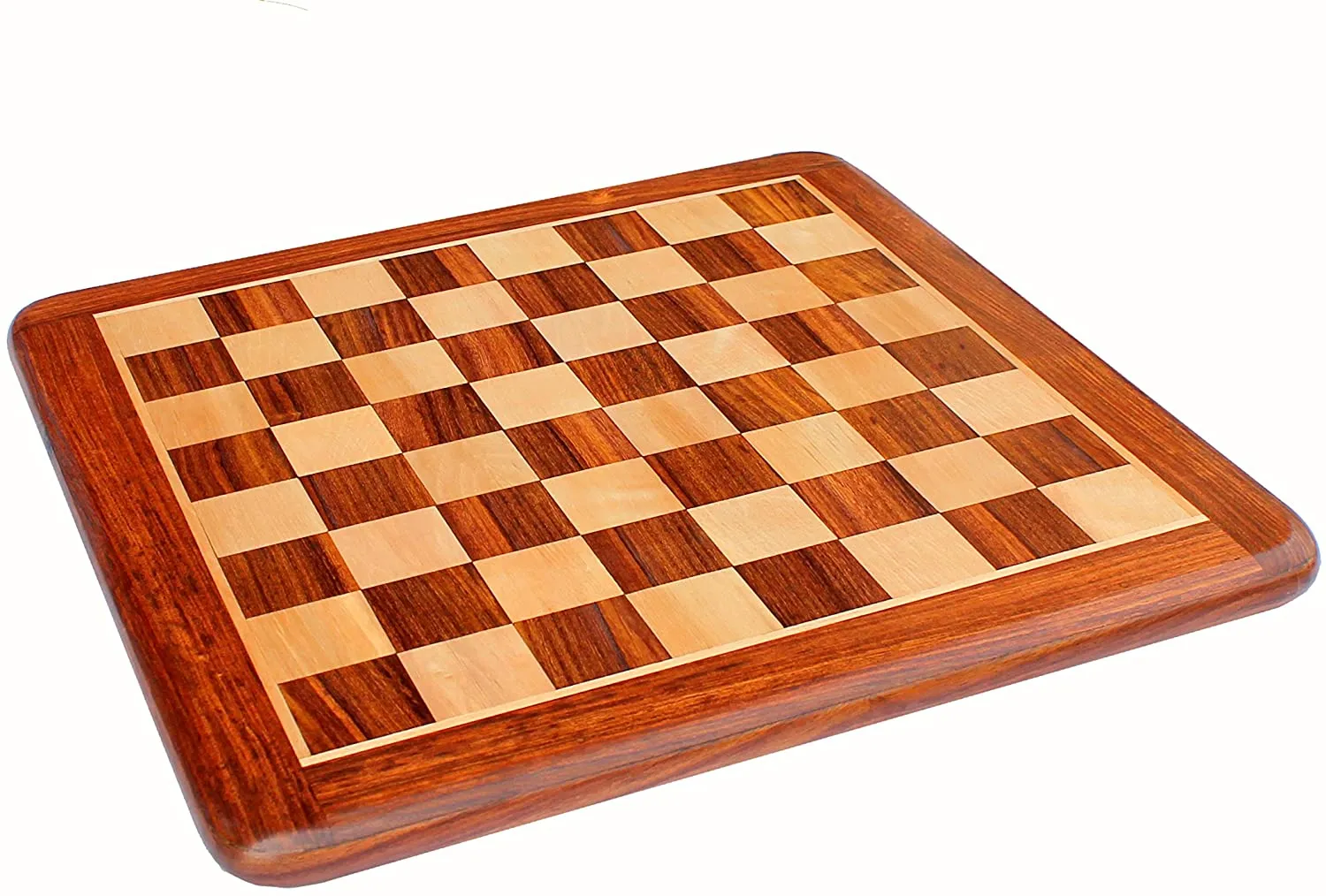 StonKraft Wooden Chess Board Without Pieces 21x21 Acacia wood